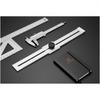 Precision Steel Parallel Ruler Marking Gauge 200-300mm Sliding Line Marker for Woodworking Home Renovation Work