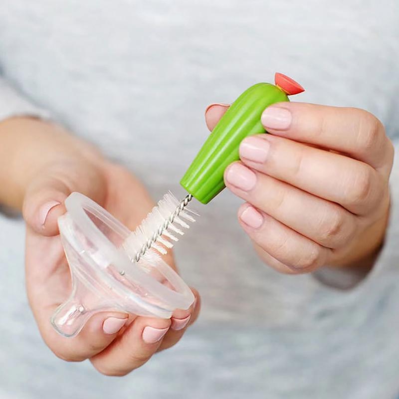 4Pcs Cactus Modelagem Cozinha Escova Conjunto Prato Vegetal Garrafa Pote Escova Escova De Limpeza Copo De Vidro Lavagem Cozinha Ferramenta De Limpeza