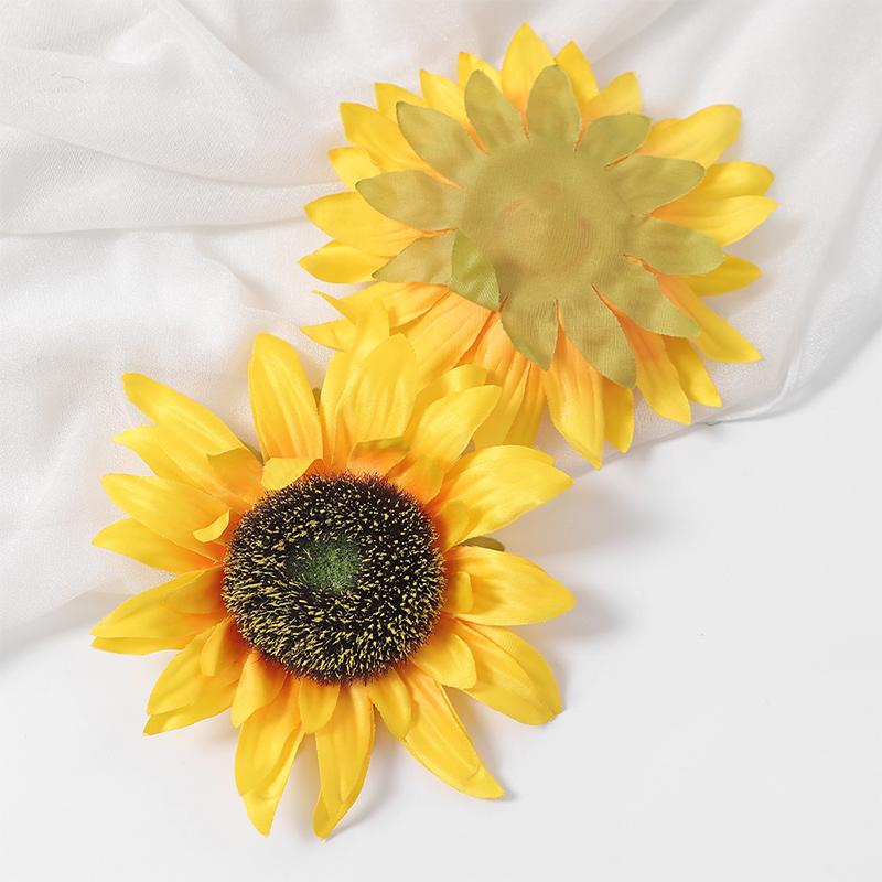 5/10Pcs Sunflower Artificial Flowers Heads Silk Fake Flowers for Home Decor Wedding Decoration Party DIY Wreath Gift Accessories