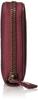 Genten Round Long Bill Wine Women's Wallet, Cutwork,