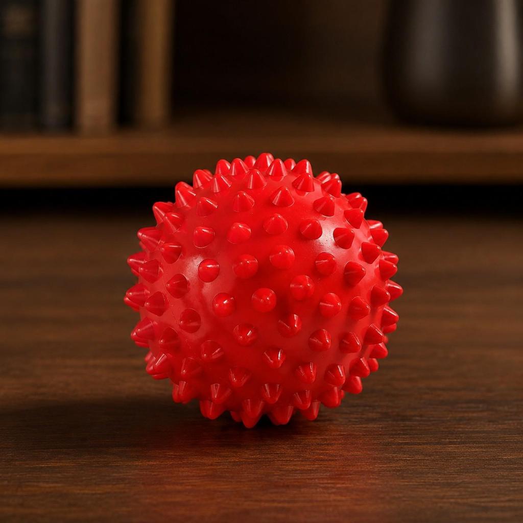 PVC Massage Ball with Raised Bumps Muscle Soreness Relief Acupressure Targeted Pressure for