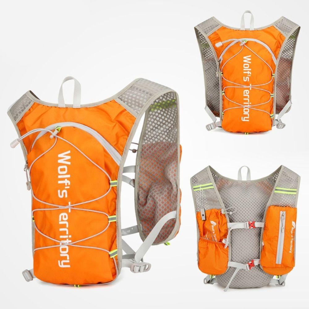 Waterproof Reflective Running Vest Pack Adjustable Outdoor Running Vest Climbing