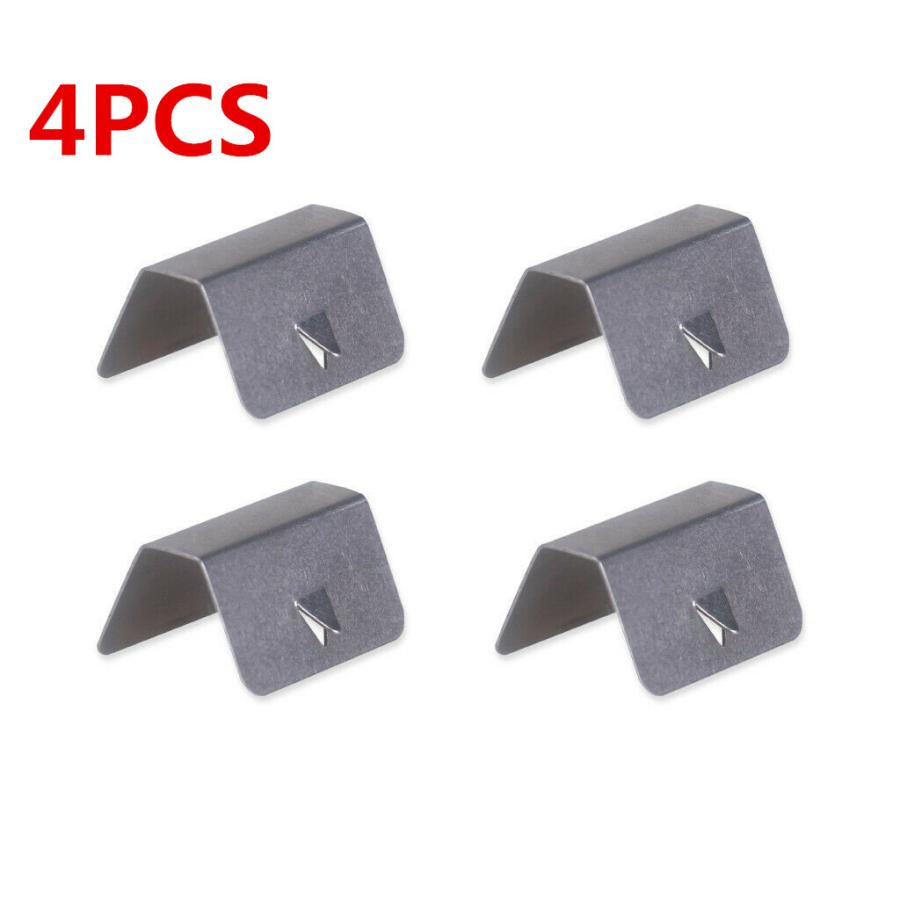 4PCS Universal In Channel Wind / Rain Deflectors Fitting Clips Rain Eyebrow Clip