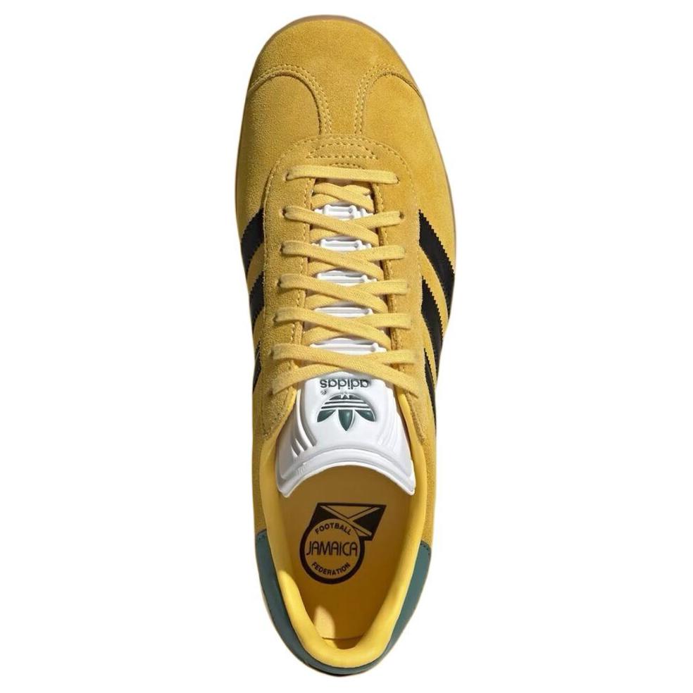 Jamaica Football Federation x adidas Gazelle Home Kit Unisex Sneakers Yellow Spring-Yellow Core-Black IH2632