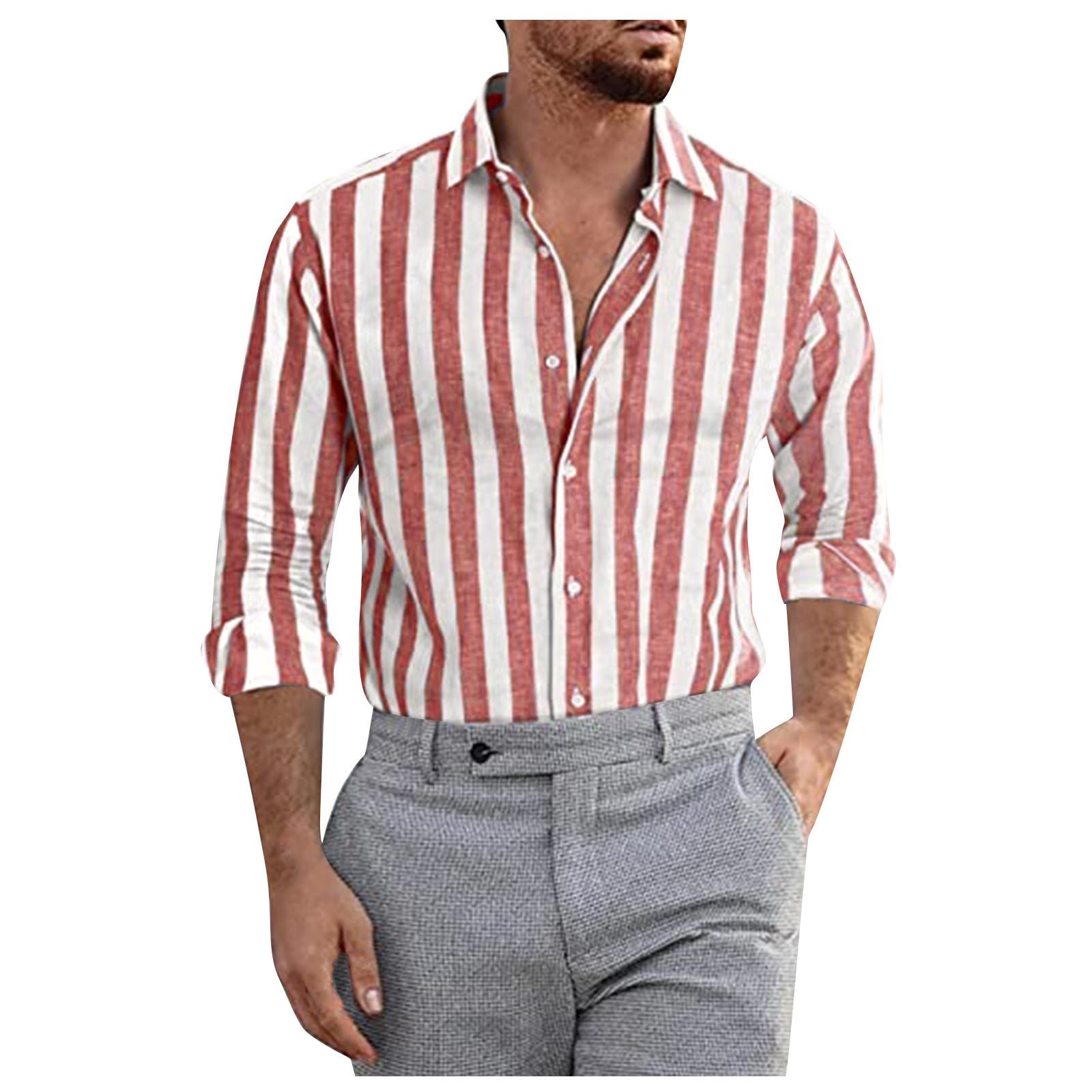 

(SU)Мужская мода в этническом стиле с коротким рукавом, повседневная гавайская рубашка с принтом, блузка, футболка