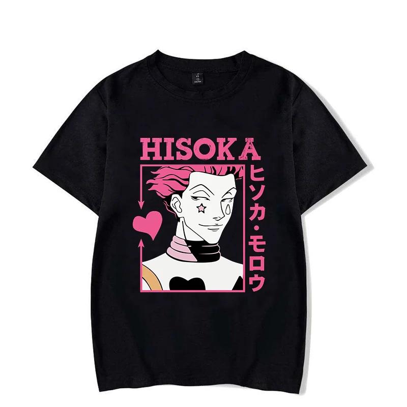 New Hot Anime Hisoka Printed Shirt Women's Men's Casual Personality T-shirt Y2k Summer T-shirt Tops