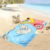 SpongeBob SquarePants4 Print Beach Towel, Large Soft Quick Dry Towel for Beach Camping Swimming