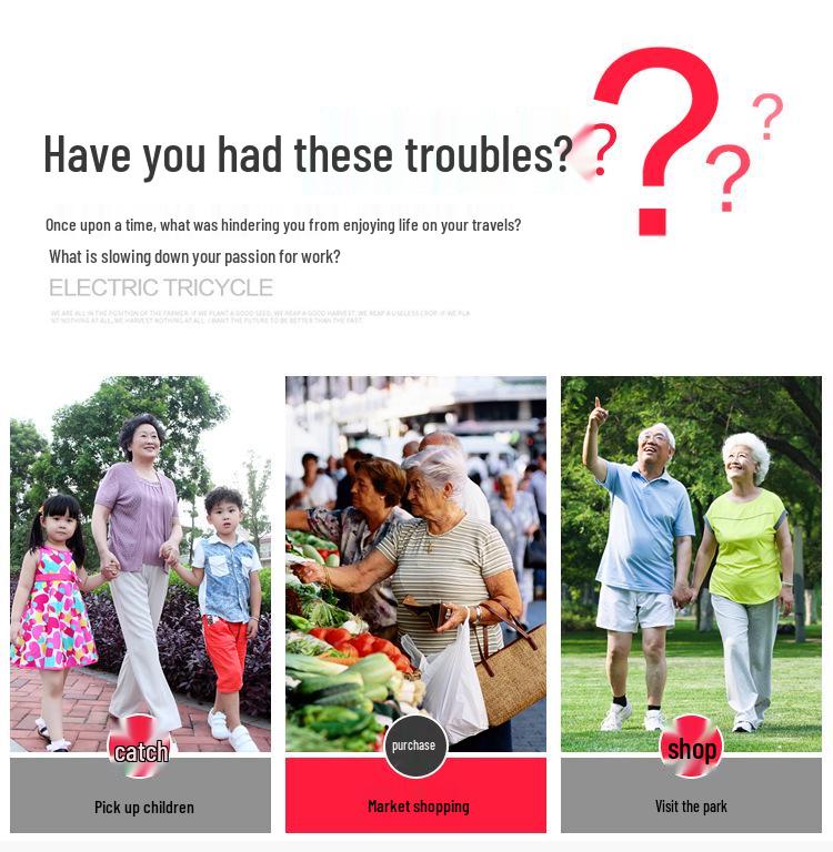 Foldable Lightweight Adult Tricycle with Vegetable Basket for Elderly, Ideal for Leisure Commuting, Men, Women, and Middle-Aged Adults.