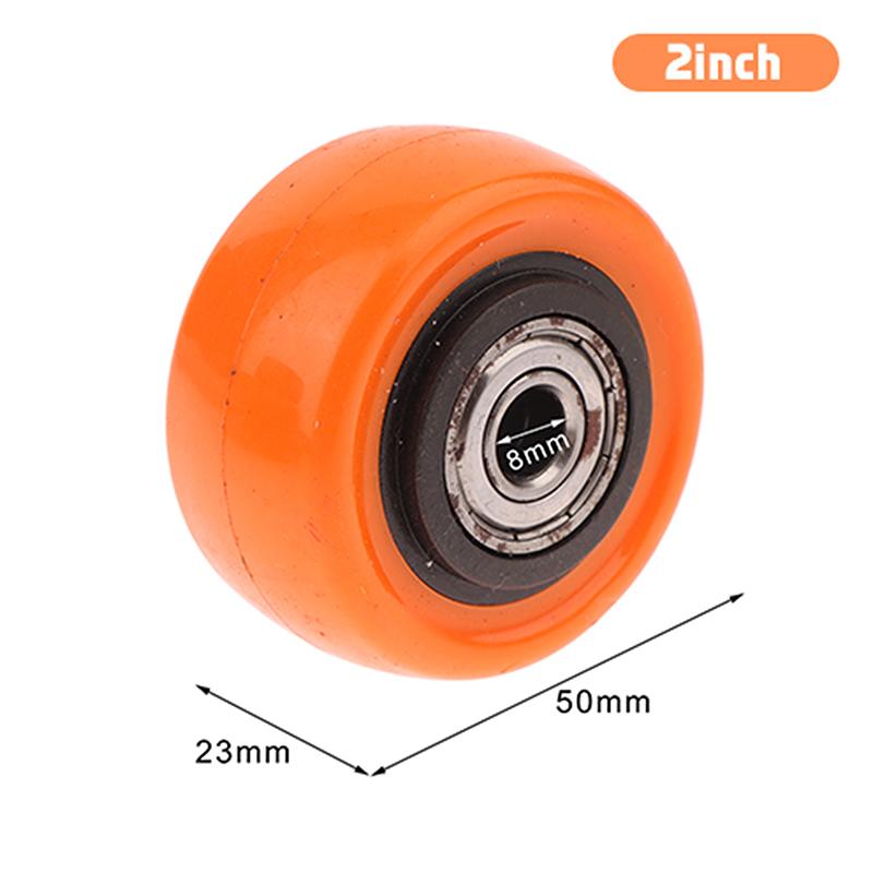 Pvc Caster Wheel Double Bearings High Load Capacity Wear Resistance Furniture Wheels Replacement