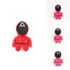 Red Squid Game Guard Worker Staff Plush Toys Front Man 001 456 218 Stuffed Doll