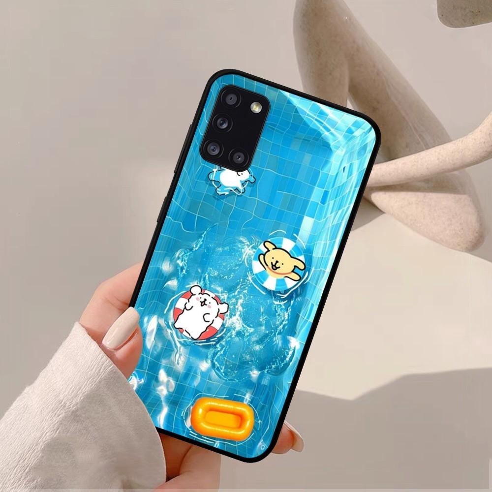 Cartoon Cute Hug Heart Dog Phone Case For Samsung A 10 11 12 13 20 21 22 30 31 32 40 51 52 53 70 71 72 73 91 13 Shell