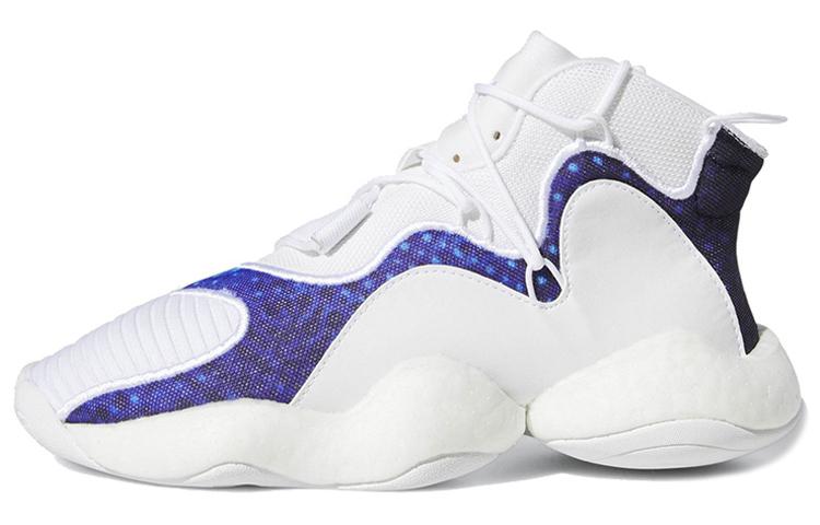 

Adidas Originals Crazy BYW J Cushioning High top Children s Basketball Shoes White Blue Teenagers CG6755 38⅔