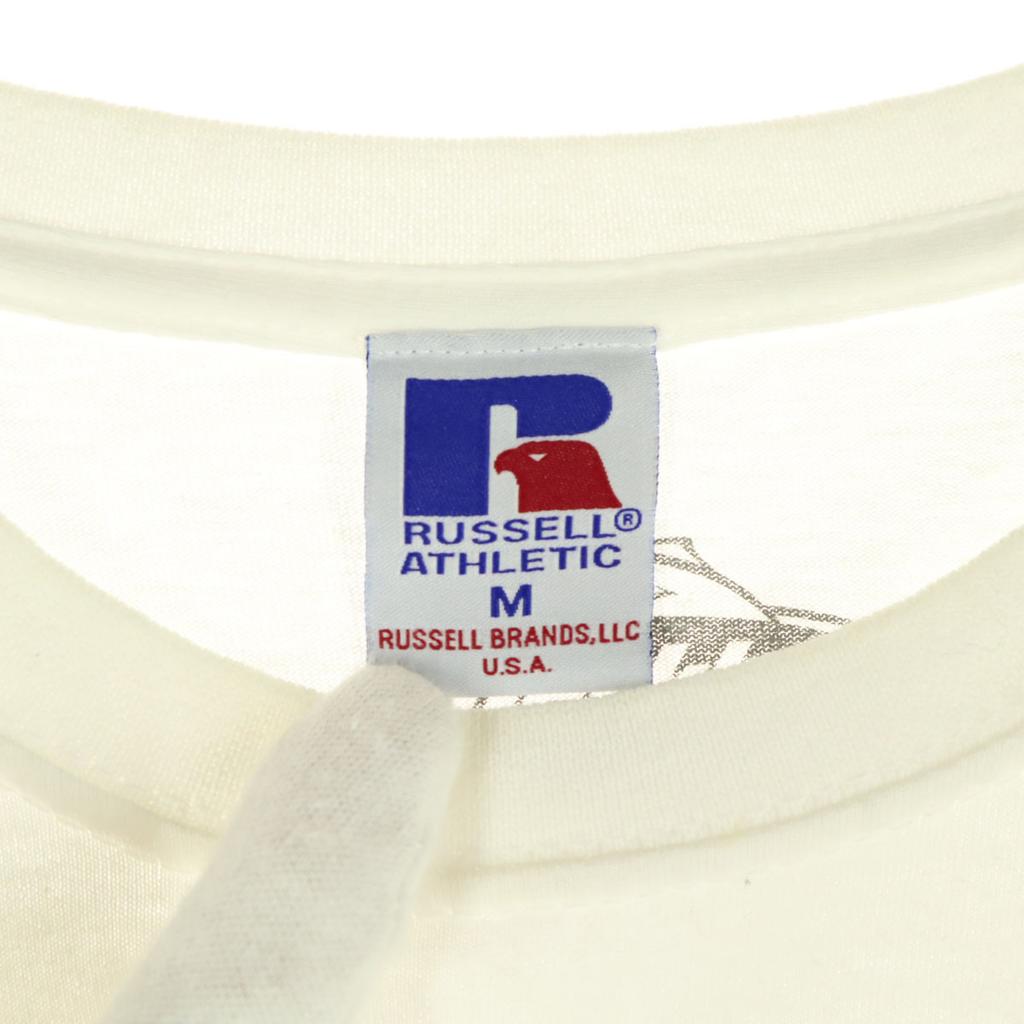 Russell Athletic One Point Short Sleeve T-shirt M White Men's Used