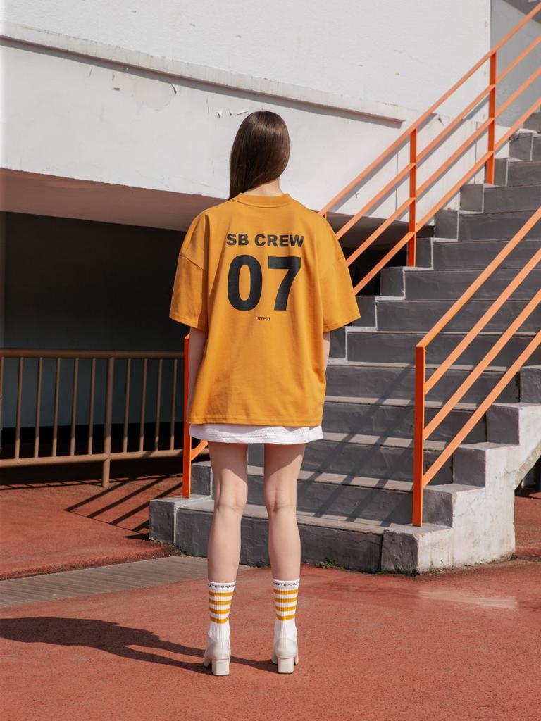 Seutyu Yellow Sb Crew Over T-Shirt