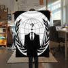 Anonymous  Print Flannel Blanket, High quality Comfortable for All Seasons, Home Decor, Warmth and Comfort