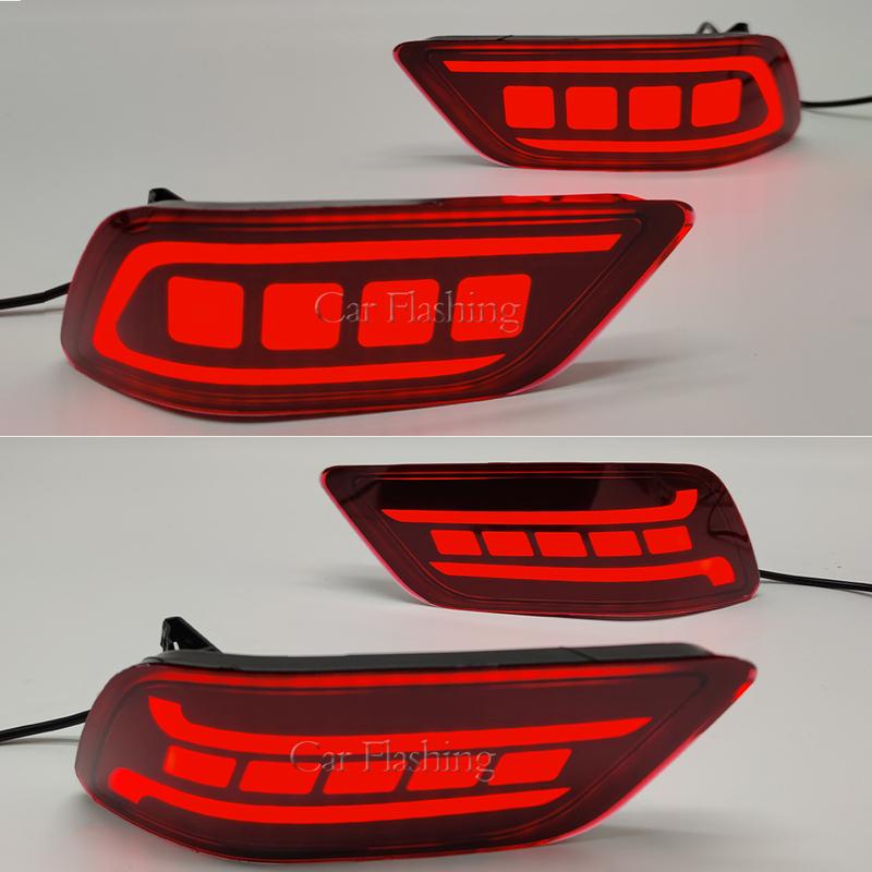 Car LED For Subaru Forester      Rear Bumper Reflector Light Tail Sequential Turn Signal Brake Lamp
