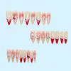 Christmas French Style Autumn And Winter Whitening Handmade Wearable Nails Cat Eye Manicure Wearable Nails Pure Desire High-end Fake Nail Patches