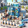 Police Station Building Blocks Toy - Educational Gift for Boys & Girls Ages 6-12 (2026)