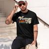 Vintage 1976 Birtay Tshirt Retro Casual Unisexs Clothing Vintage Clothes Camiseta Streetwear Ropa Hombre 2026 New Model Shortslee
