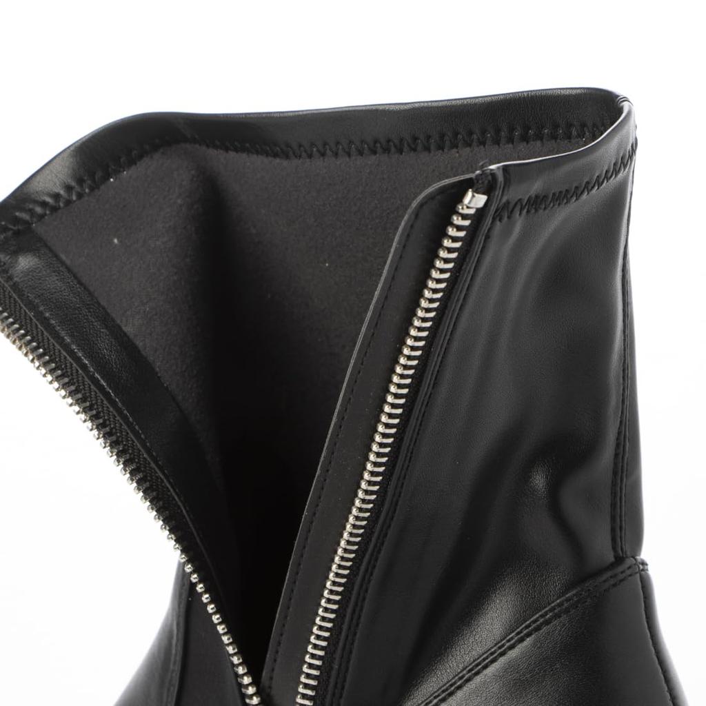 Evol Modestiefel, Seitenreißverschluss, 10cm Plateau Kurzstiefel