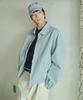 Black Moment Signature Nylon Oversized Blouson 2Way [[Light Blue]