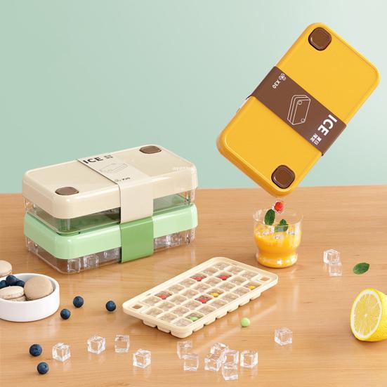 Pressemitteilung zur Eiswürfelschale BPA-freier, lebensmittelechter Eiswürfelbereiter Große Kapazität Platzsparende, stapelbare Eisform