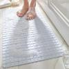 Thickness PVC Bathroom Anti-slip Mat Bath Shower Mat Floor Cushion Bathtub Mat Massage Mat with Suction Cup,Drain Hole