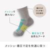 Socks Merino Wool Support Socks Gray [Mateller] 25.0~28.0cm