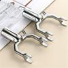 Aluminum Clothes Fork Head Clothes Hanger Reaching Hook Closet Reacher Poles Replacement Hook High Reach Garment Hook