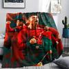 1PC CR7 Print Flannel Blanket, High Quality All Seasons, Home Decor, Warmth and Comfort, Perfect for Christmas Gifts
