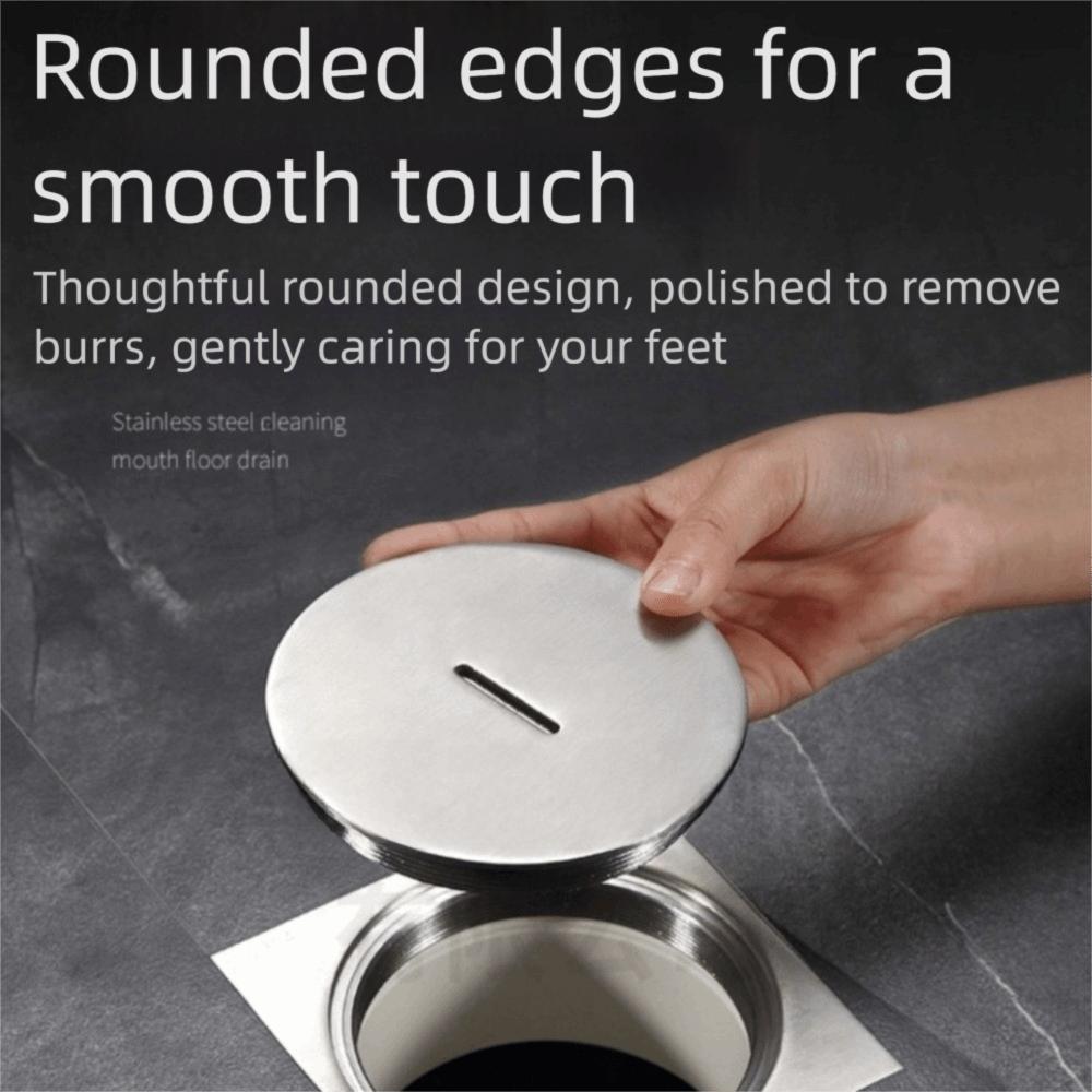 Stainless Steel Square Shower Drain Removable Bathroom Drainage Bathroom Shower Accessories