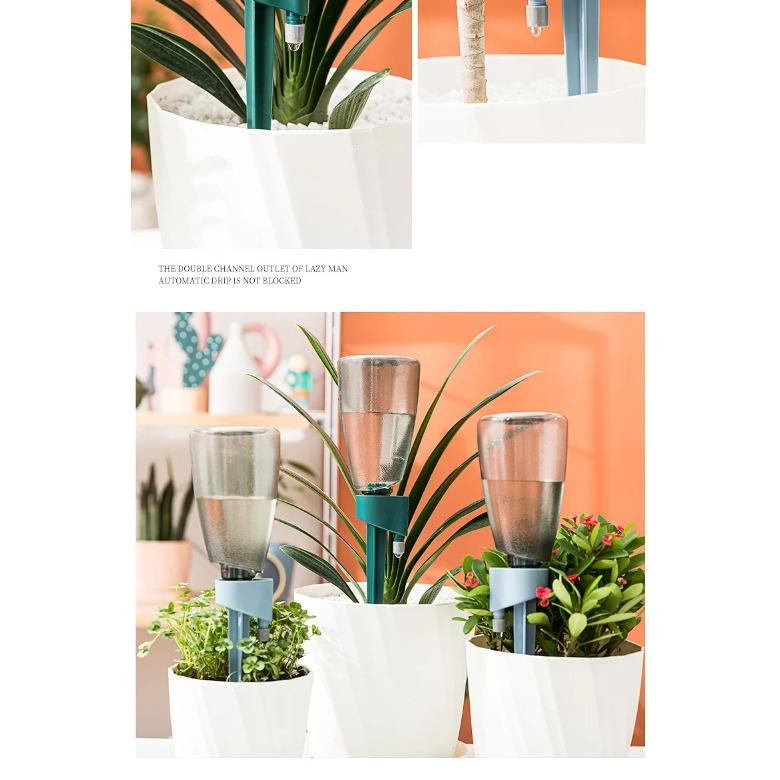 Automatic Waterer Household Drip Irrigation Flower Waterer Dripper Lazy Potted Timing Seepager Garden Self Watering Pot