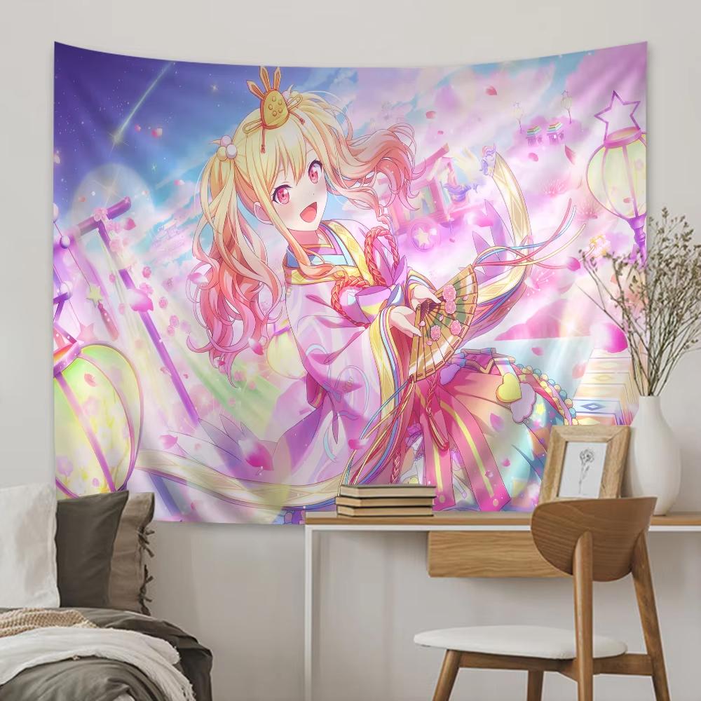ProjectSekai Tapestry Anime Tapestry Wall Hanging Cloth Home Decor Headboard Aesthetic Room Decor Backdrop Cloth Party Banner