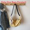 Nylon Messenger Bag For Women With Zipper Closure And Inner Pocket For Daily Use