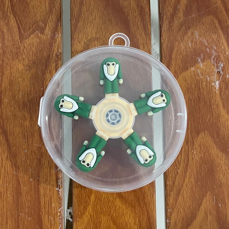 Italian Brainrot Tung Fidget Spinner Chain Toy Deformed Antistress Hand Spinner Vent Toy Adult Stress Relief Fidget Sensory Gyro