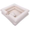 PVC Inflatable Shampoo Basin White Bedside Shampoo Basin Portable Hair Washing Basin Bedside Use