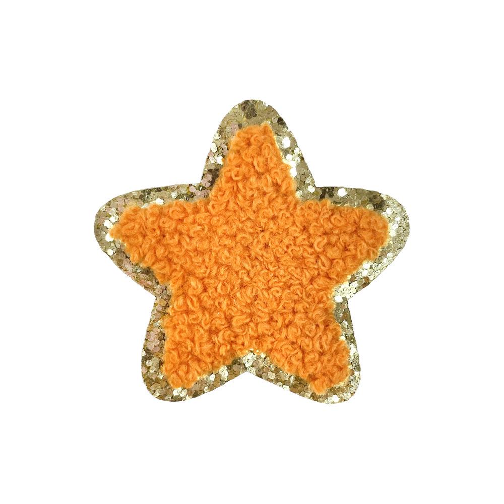 Colorful DIY Chenille Stickers: Stars, Hearts, Rainbow, Lightning & Flowers