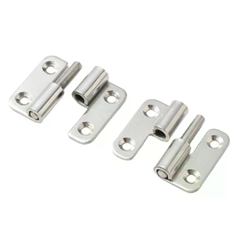 Stainless Steel Thicken Detachable Hinge Removable High Quality Concealed Cabinet Round Hinge For Aluminum Doors Bathroom Door