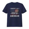 I Identify As Pissed Off American Vintage Flag T Shirt vintage Washed Unisex Top For Everyday Wear Stylish designer clothes