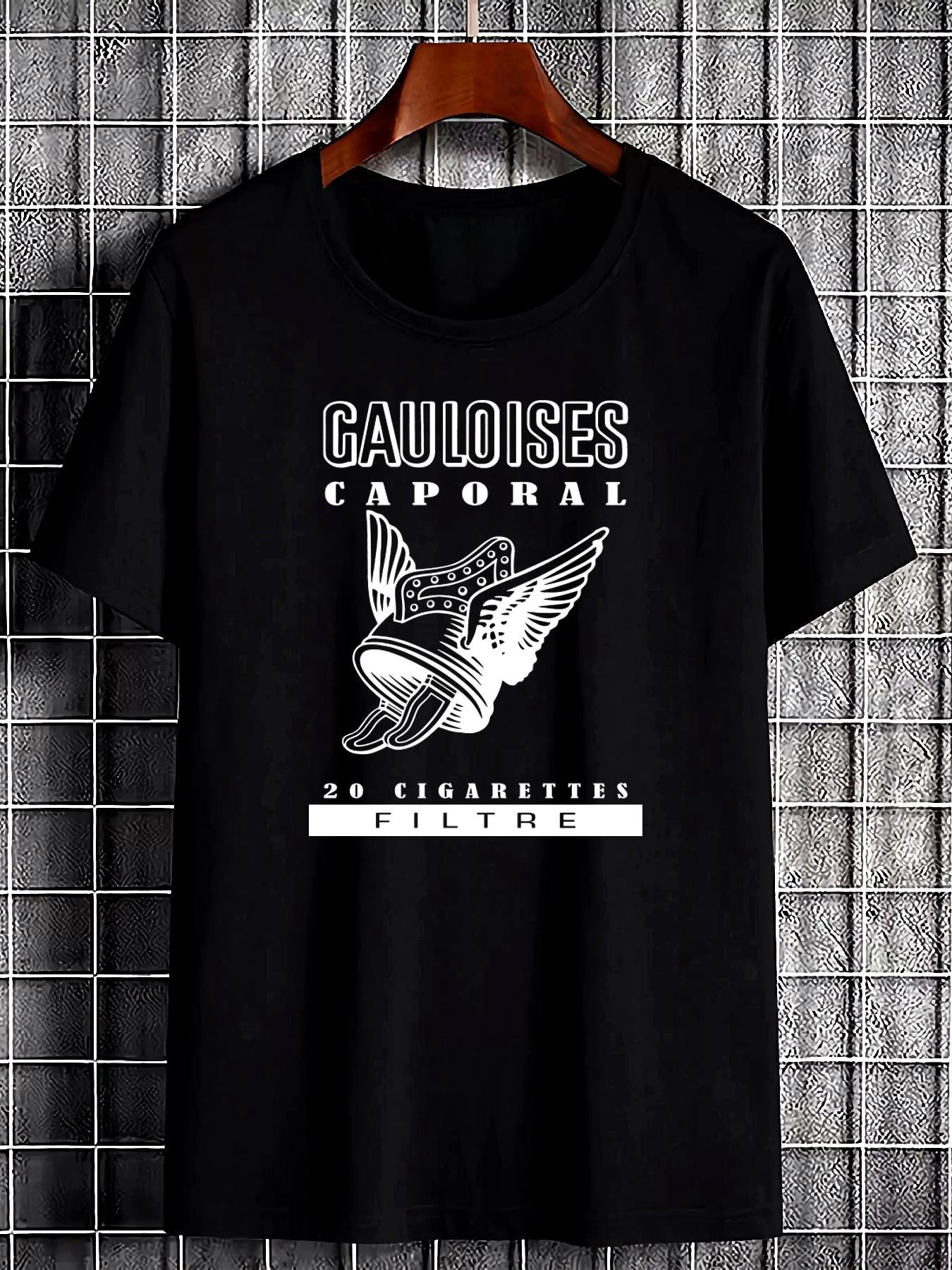 

Gauloises Logo& Pc Graphic T-Shirt- Unisex Vintage Brand Design XXXXL