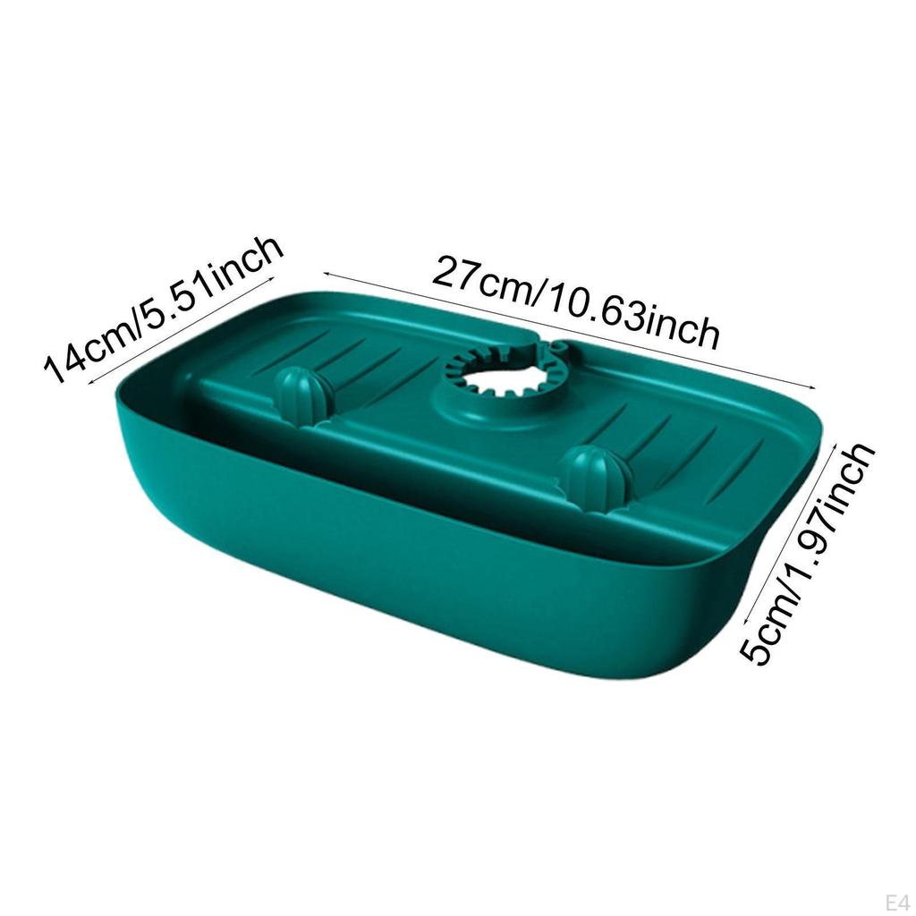 Faucet Mat for Kitchen Sink Handle Catcher Tray Easy Install Bathroom Accessories Storage