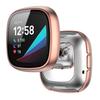 Matte Schutzhülle mit gehärtetem Glas für Fitbit Versa 4/3/Sense 1/2