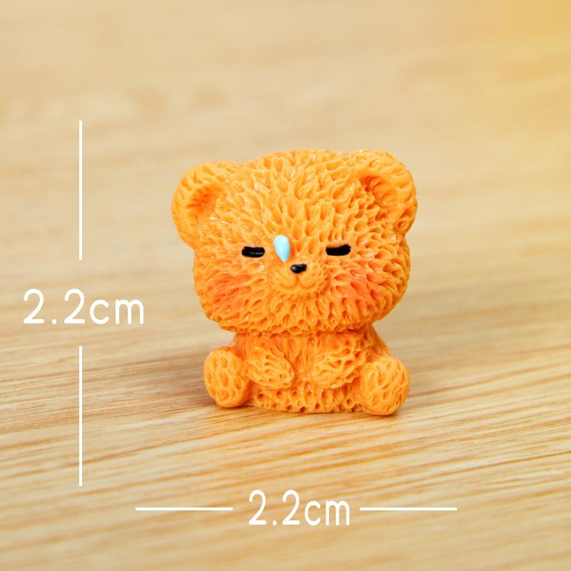 Micro Landscape Decorative Items, Cute Pajamas, Bear Home Desktop, Car Resin Craft Decorative Small Items