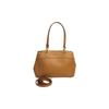 Coach Brooke 30 Solid Color Gold Letter Logo Plaque Hardware Leather Tote Crossbody Shoulder Bag Large Women Bags Cognac 25397-IMLQD