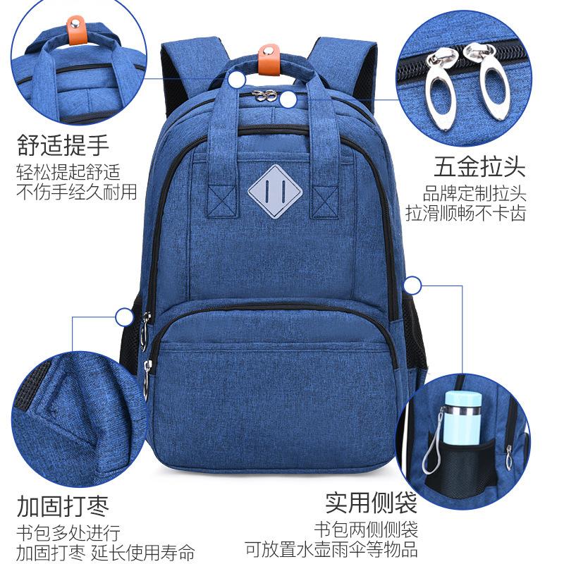 Leisure Junior High School Schoolbag, Junior High School Schoolbag, Backpack, Large Capacity, Source