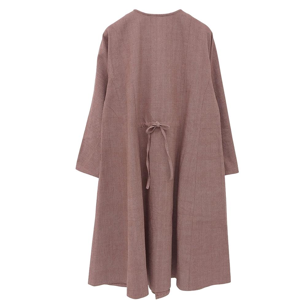 JURGEN LEHL Women's Indian Cotton Khadi Dress, Terracotta, Size M, 25cm, Stainless Steel dress M terracottaUsed