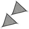 2Pcs Triangular Bearded Dragon Hammock Soft Replaceable Lizards Hammock with Suction Cup for Reptiles HamstersS