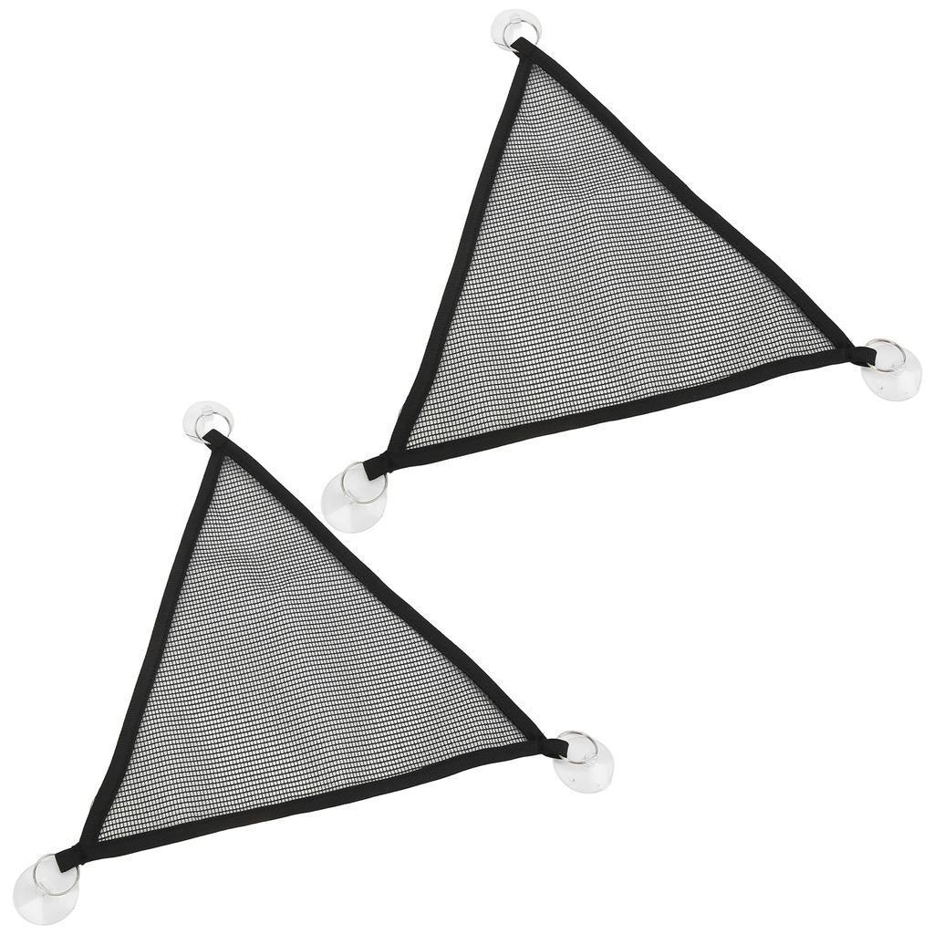 2Pcs Triangular Bearded Dragon Hammock Soft Replaceable Lizards Hammock with Suction Cup for Reptiles HamstersS