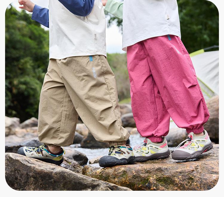 Dudu Family Kids' Water Repellent Cargo Pants - Spring Collection for Boys and Girls