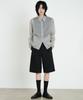 DUSTYWHITE Gray Haze Zip-Up Shirt